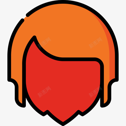 WIGWIGS2线性颜色图标svg_新图网 https://ixintu.com WIG WIGS 线性 颜色