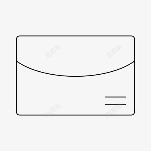 信封电子邮件信件图标svg_新图网 https://ixintu.com 信件 信封 发送 电子邮件 邮件细线 邮资
