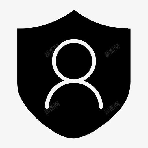 个人资料(实)svg_新图网 https://ixintu.com 个人资料(实)