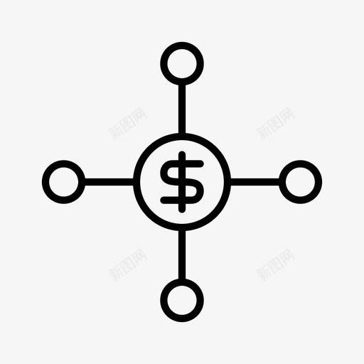 联盟营销众筹金融图标svg_新图网 https://ixintu.com 众筹 联盟 营销 金融