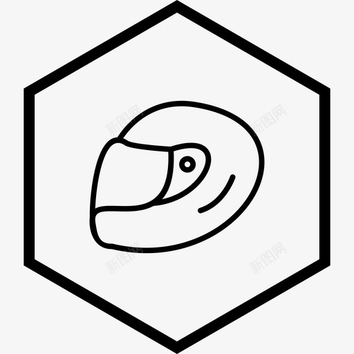 赛车头盔骑马运动和游戏图标svg_新图网 https://ixintu.com 赛车头盔 运动和游戏 骑马