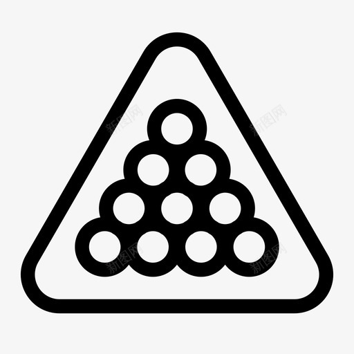斯诺克台球体育图标svg_新图网 https://ixintu.com 体育 台球 斯诺克
