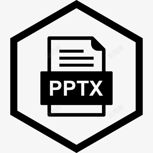 pptx文件文件文件类型格式图标svg_新图网 https://ixintu.com 41种 pptx 文件 格式 类型