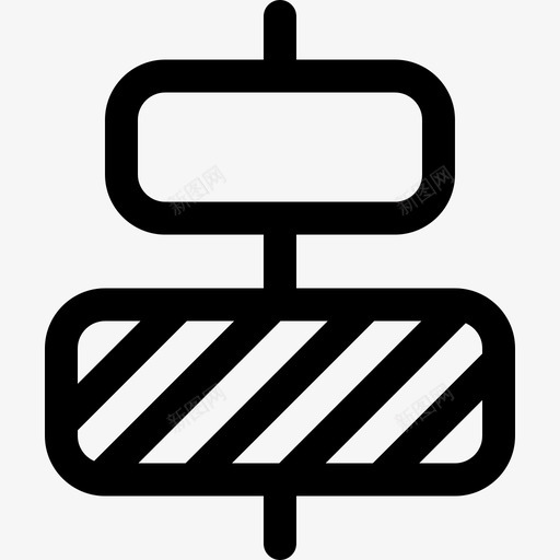 中心对齐平面105直线图标svg_新图网 https://ixintu.com 中心 对齐 平面设计 直线