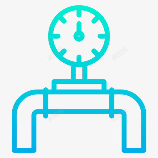 管道工业55坡度图标svg_新图网 https://ixintu.com 坡度 工业 管道