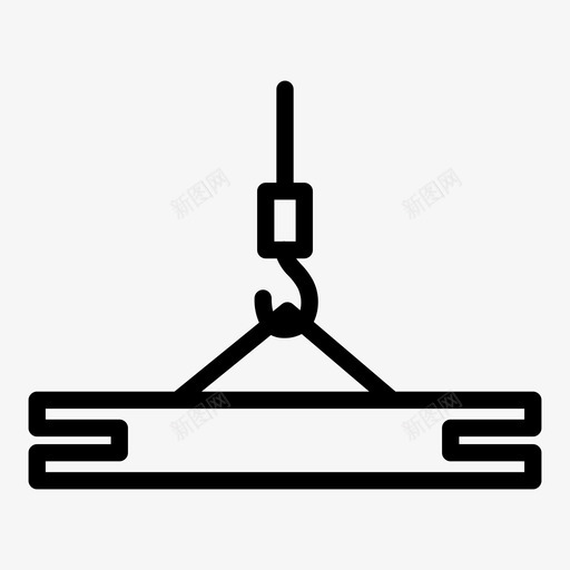 提升系统起重机夹具图标svg_新图网 https://ixintu.com 各种 夹具 工作 提升系统 起重机 重量 重量提升系统
