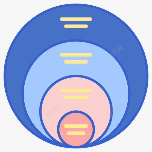 圆圈信息图6线颜色图标svg_新图网 https://ixintu.com 信息图6 圆圈 线颜色