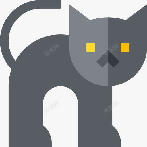 猫童话故事8扁平图标svg_新图网 https://ixintu.com 扁平 童话故事