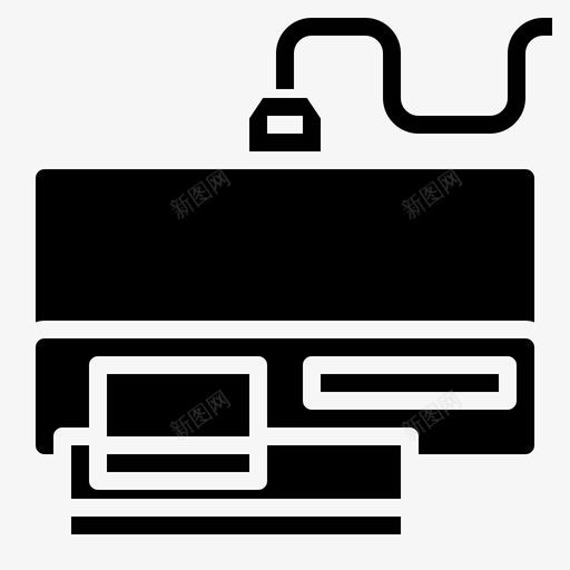 读卡器存储器计算机硬件固态0519图标svg_新图网 https://ixintu.com 存储器 计算机硬件固态0519 读卡器