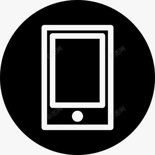 智能手机界面按钮2实心图标svg_新图网 https://ixintu.com 实心 手机 按钮 智能 界面