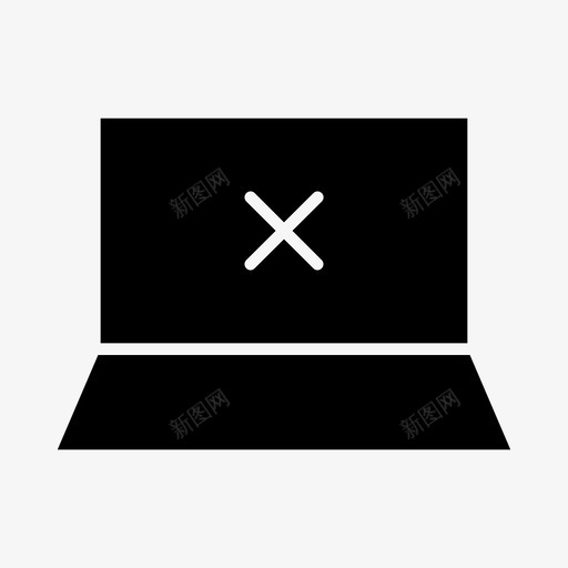 删除笔记本电脑取消删除图标svg_新图网 https://ixintu.com 公司 删除 取消 技术 标志 标志符 电脑 笔记本 符号
