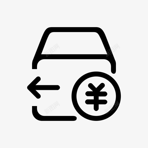 售后-退货退款svg_新图网 https://ixintu.com 售后-退货退款