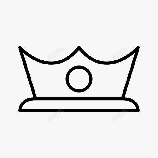 皇冠皇冠珠宝王冠图标svg_新图网 https://ixintu.com 王冠 珠宝 皇冠