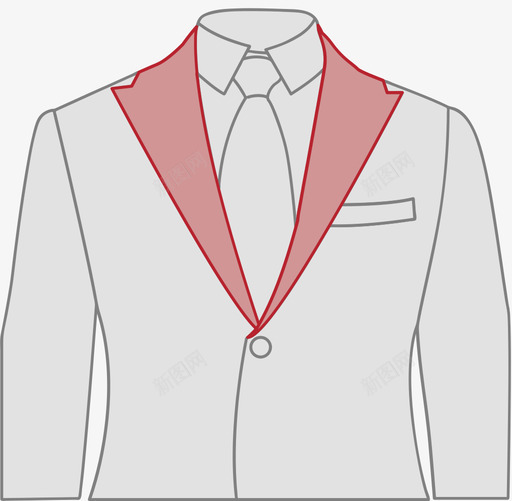 8.5CM戗驳头-40svg_新图网 https://ixintu.com 8.5CM戗驳头-40