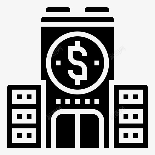 公司投资57字形图标svg_新图网 https://ixintu.com 公司 字形 投资