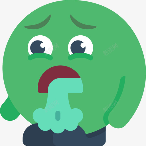 病了表情图2平淡图标svg_新图网 https://ixintu.com 平淡 病了 表情