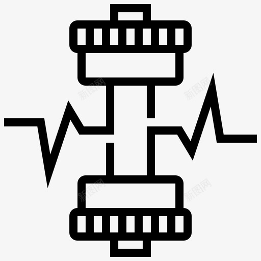 哑铃健康生活14岁直系图标svg_新图网 https://ixintu.com 14岁 健康生活 哑铃 直系