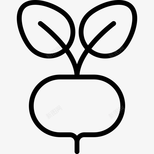 萝卜水果和蔬菜39直生图标svg_新图网 https://ixintu.com 水果和蔬菜39 直生 萝卜