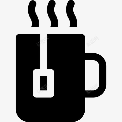 茶杯图案104填充图标svg_新图网 https://ixintu.com 图案104 填充 茶杯