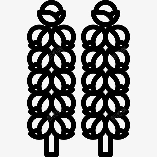 球芽甘蓝水果和蔬菜图标svg_新图网 https://ixintu.com 水果 球芽 甘蓝 蔬菜
