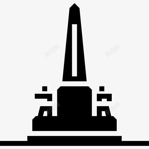 曼谷和2个标志性建筑图标svg_新图网 https://ixintu.com 2个 建筑 曼谷 标志性