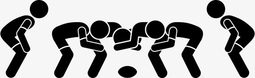 橄榄球队比赛球员图标svg_新图网 https://ixintu.com scrum 橄榄 橄榄球 比赛 球员 球队 运动员