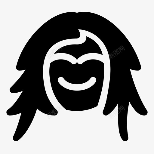 女性头像头像大脑图标svg_新图网 https://ixintu.com 侧面 前脑 大脑 头像 女性头像 扁平图标人体器官