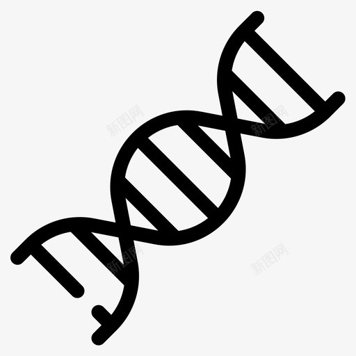 dna生物学研究图标svg_新图网 https://ixintu.com dna 生物学 研究 科学 科学1 结构