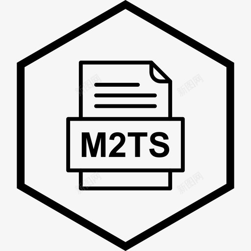 m2ts文件文件文件类型格式图标svg_新图网 https://ixintu.com 41种 m2ts 文件 格式 类型