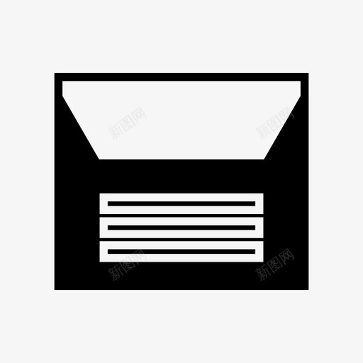 新闻稿电子邮件发送图标svg_新图网 https://ixintu.com 半邮件 发送 新闻稿 电子邮件