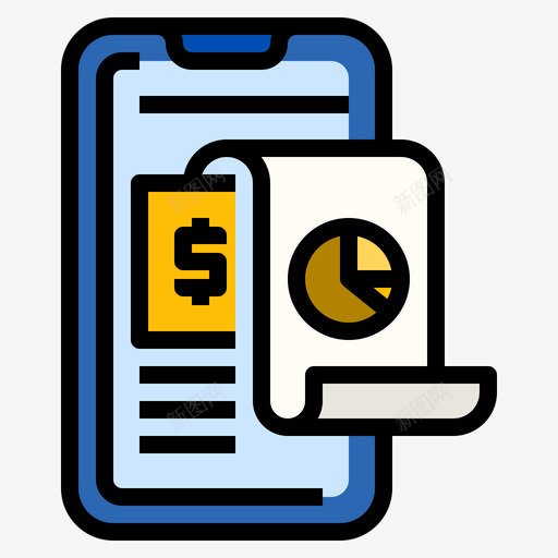 分析fintech19线性颜色图标svg_新图网 https://ixintu.com fintech 分析 线性 颜色