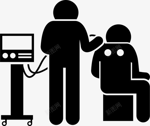 电疗器械设备图标svg_新图网 https://ixintu.com 器械 康复 治疗 理疗 电疗 设备
