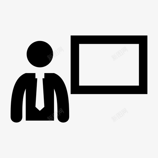教师学生课堂图标svg_新图网 https://ixintu.com 学生 教师 教育 课堂