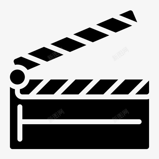 隔板电影院导演图标svg_新图网 https://ixintu.com 实体 导演 工作室 影院 电影 电影院 视频 隔板