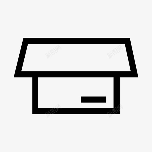 箱子货物交付图标svg_新图网 https://ixintu.com 交付 开箱 箱子 货物 重新上传cc
