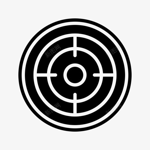 目标射箭飞镖板图标svg_新图网 https://ixintu.com 体育 射箭 游戏 目标 飞镖