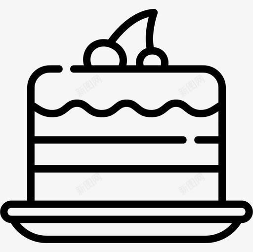 巧克力蛋糕甜点和糖果9线性图标svg_新图网 https://ixintu.com 巧克力 甜点 糖果 线性 蛋糕