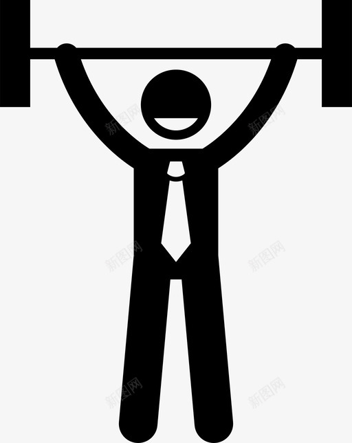 商人举杠铃强壮棍状人物商人手持各种物体图标svg_新图网 https://ixintu.com 人物 各种 商人 强壮 手持 杠铃 棍状 物体