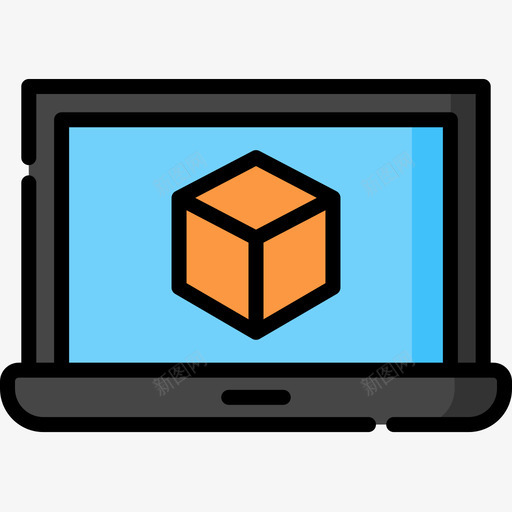 3d技术88线性颜色图标svg_新图网 https://ixintu.com 3d 技术88 线性颜色