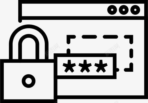 密码系统安全网页图标svg_新图网 https://ixintu.com 安全 密码系统 网站 网页 网页建设 网页开发 网页开发图标集第1部分