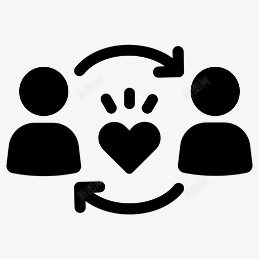 信任信心爱图标svg_新图网 https://ixintu.com 信任 信心 忠诚 激情