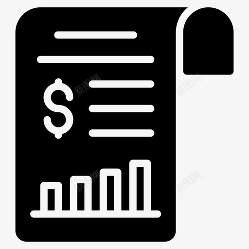 财务增长报告业务利润报告经济图表图标svg_新图网 https://ixintu.com hr字形矢量图标 业务利润报告 业务集 经济图表 财务增长报告 财务报告 销售增长