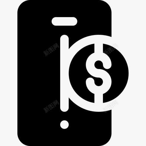智能手机移动功能44已填充图标svg_新图网 https://ixintu.com 功能 填充 手机 智能 移动