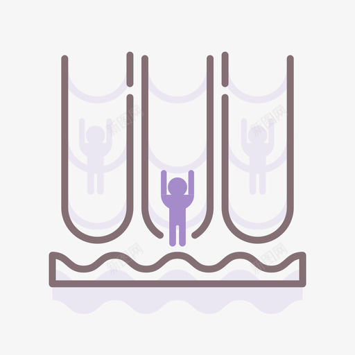 幻灯片主题公园1线性颜色图标svg_新图网 https://ixintu.com 主题公园 幻灯片 线性 颜色