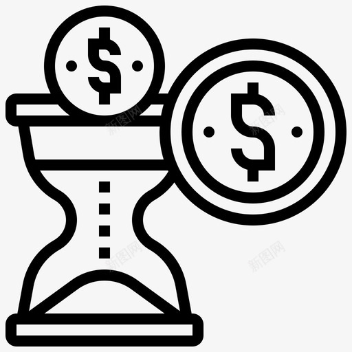 时间就是金钱储蓄和投资13线性关系图标svg_新图网 https://ixintu.com 储蓄 就是 性关系 投资 时间 线性 金钱