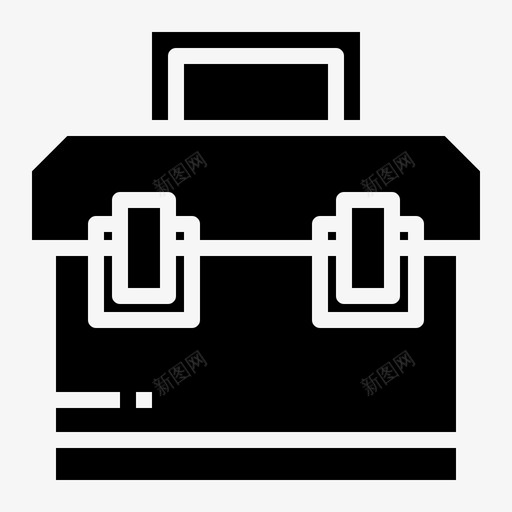 工具箱结构117实心图标svg_新图网 https://ixintu.com 实心 工具箱 结构