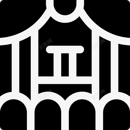 舞台拍卖6已满图标svg_新图网 https://ixintu.com 已满 拍卖 舞台