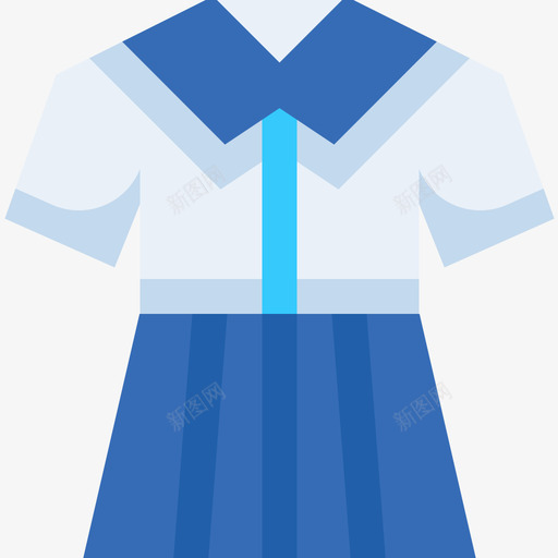 制服学校和教育5平装图标svg_新图网 https://ixintu.com 制服 学校 平装 教育