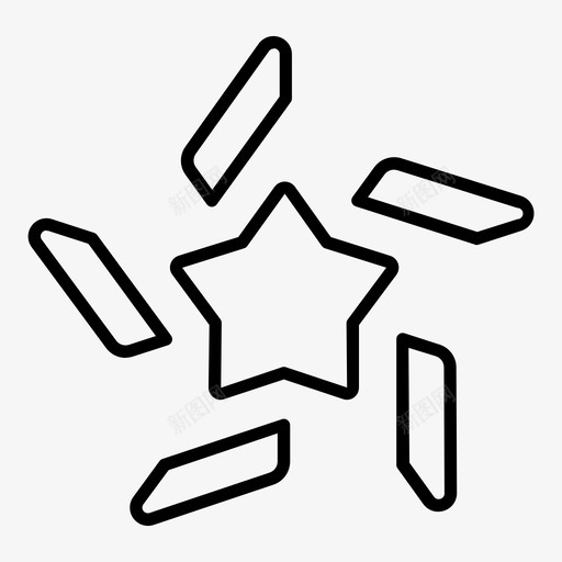 星形螺旋桨圆形风车图标svg_新图网 https://ixintu.com 圆形 旋转 星形 螺旋桨 辐射 风车