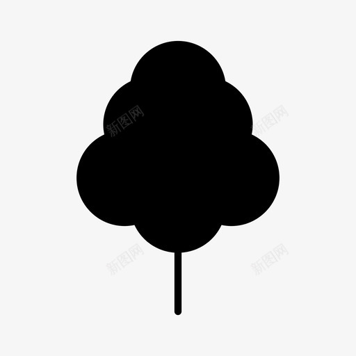 森林花园绿色植物图标svg_新图网 https://ixintu.com 徒步旅行 树木 森林 绿色植物 花园 草地 雕文 露营